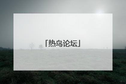 热鸟论坛