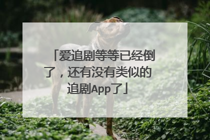 爱追剧等等已经倒了,还有没有类似的追剧App了