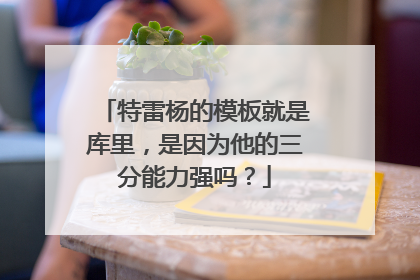 特雷杨的模板就是库里,是因为他的三分能力强吗?