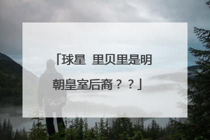 球星 里贝里是明朝皇室后裔??