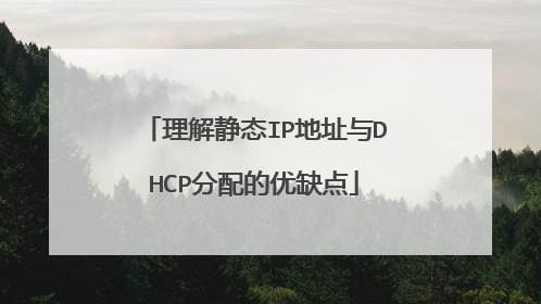 理解静态IP地址与DHCP分配的优缺点