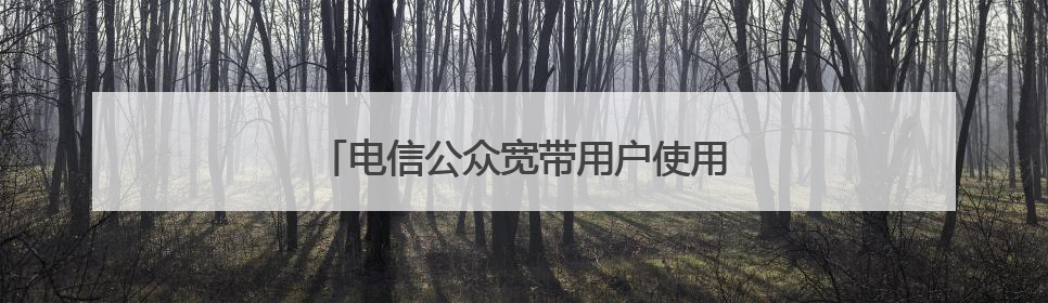 电信公众宽带用户使用的主流认证协议是什么