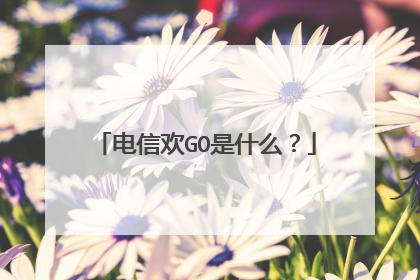 电信欢GO是什么?