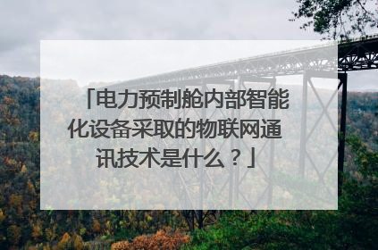 电力预制舱内部智能化设备采取的物联网通讯技术是什么？