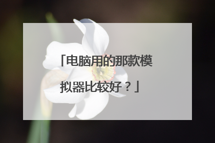 电脑用的那款模拟器比较好？