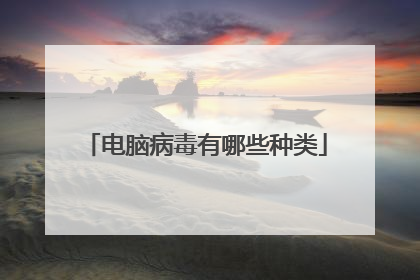 电脑病毒有哪些种类