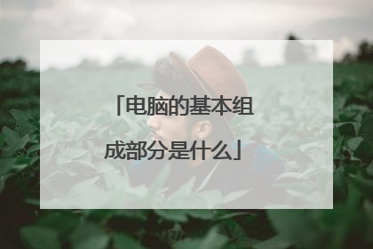 电脑的基本组成部分是什么