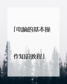 电脑的基本操作知识教程