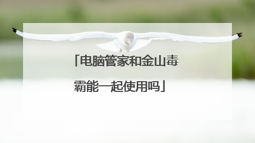 电脑管家和金山毒霸能一起使用吗