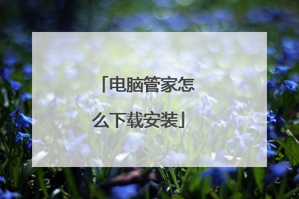 电脑管家怎么下载安装
