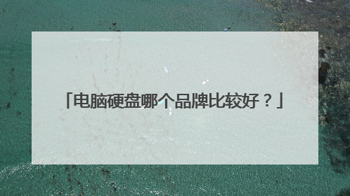 电脑硬盘哪个品牌比较好？