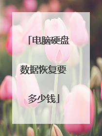 电脑硬盘数据恢复要多少钱