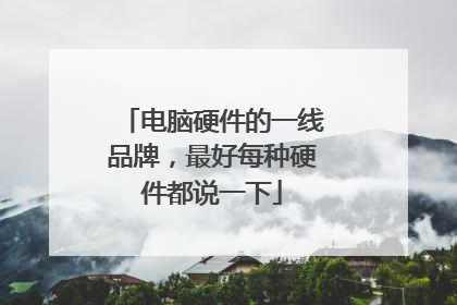 电脑硬件的一线品牌,最好每种硬件都说一下