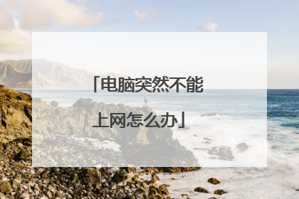 电脑突然不能上网怎么办