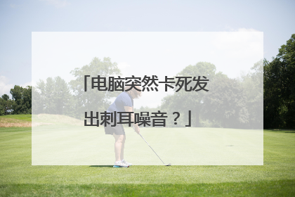 电脑突然卡死发出刺耳噪音?