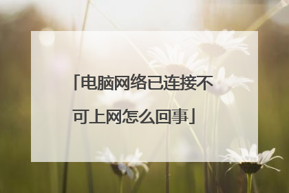 电脑网络已连接不可上网怎么回事