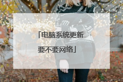 电脑系统更新要不要网络