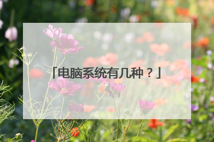 电脑系统有几种?
