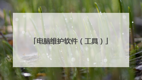 电脑维护软件(工具)