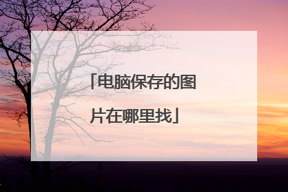 电脑保存的图片在哪里找