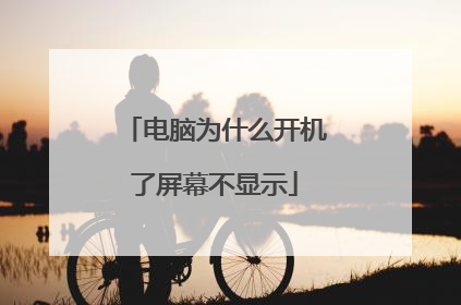 电脑为什么开机了屏幕不显示