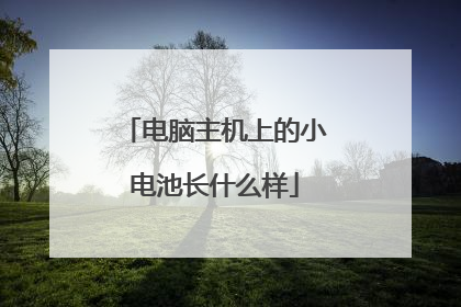 电脑主机上的小电池长什么样