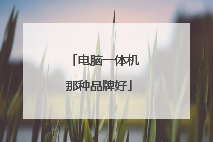 电脑一体机那种品牌好