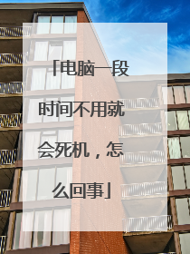 电脑一段时间不用就会死机，怎么回事