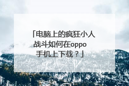 电脑上的疯狂小人战斗如何在oppo手机上下载?
