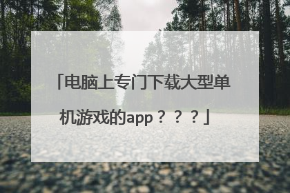 电脑上专门下载大型单机游戏的app???