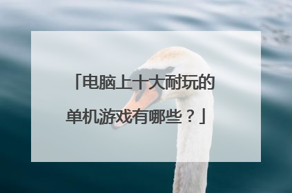 电脑上十大耐玩的单机游戏有哪些?