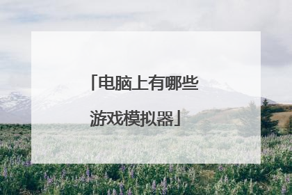 电脑上有哪些游戏模拟器
