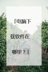 电脑下载软件在哪里?