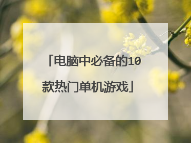 电脑中必备的10款热门单机游戏