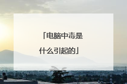 电脑中毒是什么引起的