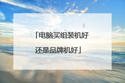 电脑买组装机好还是品牌机好