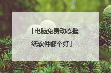电脑免费动态壁纸软件哪个好
