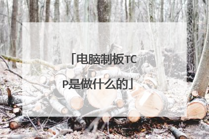 电脑制板TCP是做什么的
