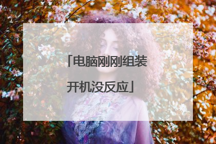 电脑刚刚组装开机没反应