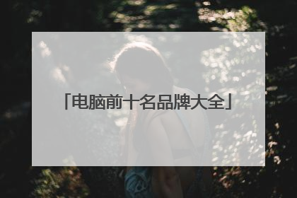 电脑前十名品牌大全