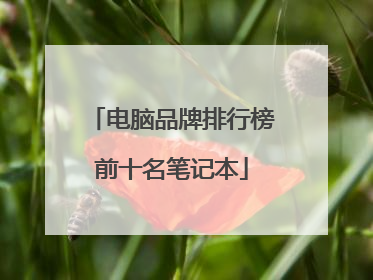 电脑品牌排行榜前十名笔记本