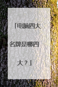 电脑四大名牌是哪四大?