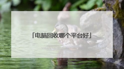 电脑回收哪个平台好