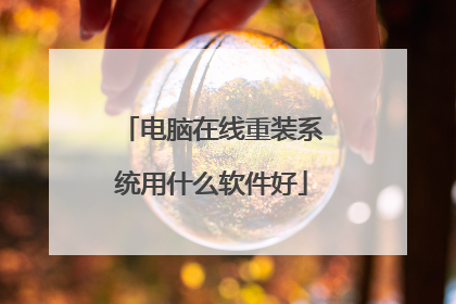 电脑在线重装系统用什么软件好