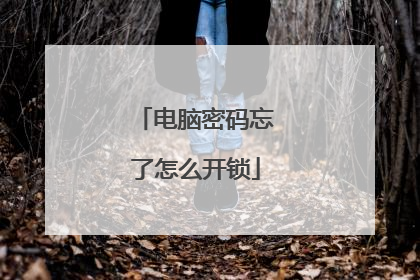 电脑密码忘了怎么开锁