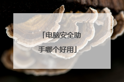 电脑安全助手哪个好用