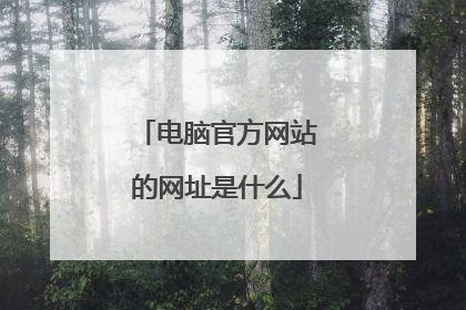 电脑官方网站的网址是什么