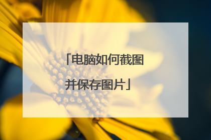 电脑如何截图并保存图片