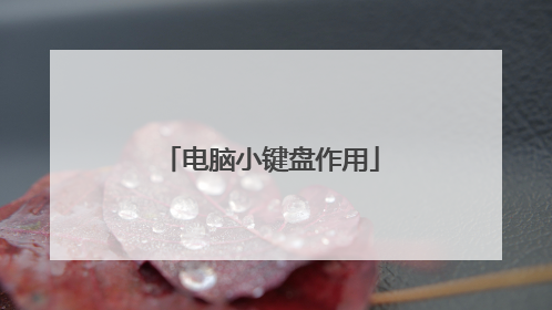 电脑小键盘作用