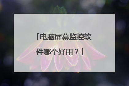 电脑屏幕监控软件哪个好用?